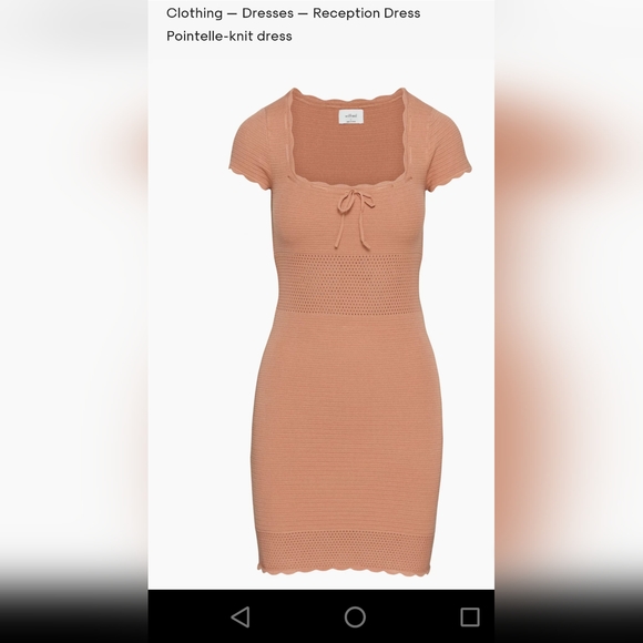 Wilfred Dresses & Skirts - WILFRED  Reception Dress in Soft Terracotta Size  S/P NWT without tags